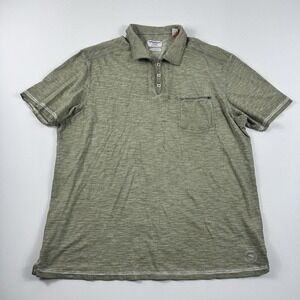 Tommy Bahama Polo Shirt Mens XL Green Short Sleeve Island Modern Fit Golf